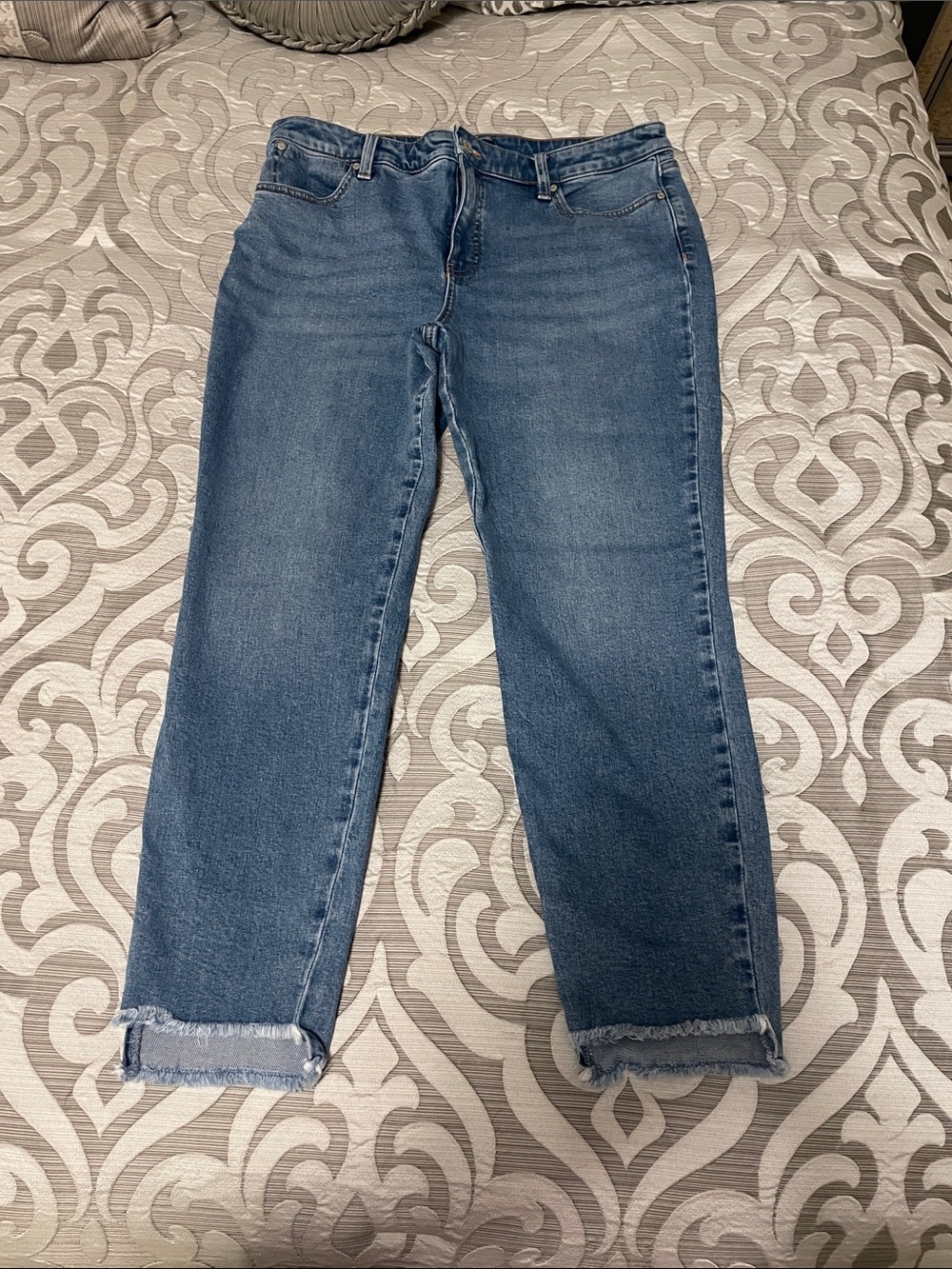 Worn Once Talbots slim Ankle Jean Size 12